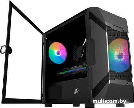 Корпус 1stPlayer D3-A-BK-2G6P