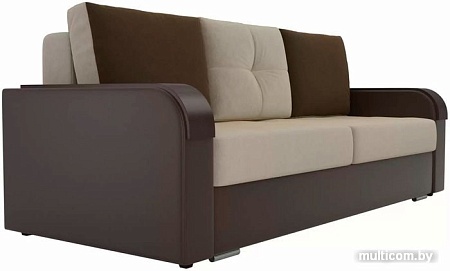 Диван Лига диванов Мейсон 102139 (бежевый/коричневый)