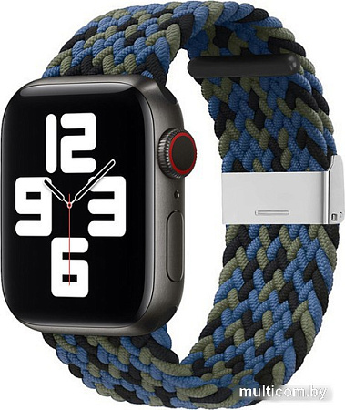 Ремешок Hurtel Strap Fabric для Apple Watch Ultra/8/7/6/SE/5/4/3/2, 49мм/45мм/44мм/42мм (синий)