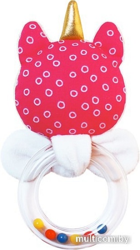 Погремушка Мякиши колечко Единорог Лайк 605