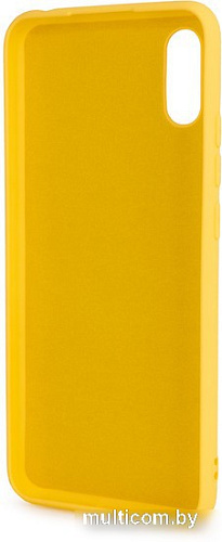 Чехол для телефона Case Cheap Liquid для Redmi 9А (желтый)