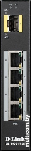 Коммутатор D-Link DIS-100G-5PSW/A1A