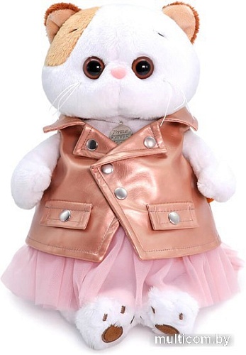 Классическая игрушка BUDI BASA Collection Кошечка Ли-Ли в юбке и жилетке LK24-046 (24 см)