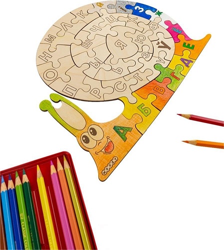 Мозаика/пазл Woody Разумны слімак 07616