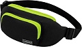 Сумка на пояс HEIKKI Rio contrast 272616 (черный/салатовый)