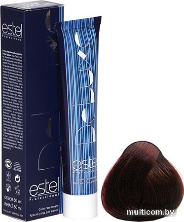 Estel Professional De Luxe 5/5 светлый шатен красный