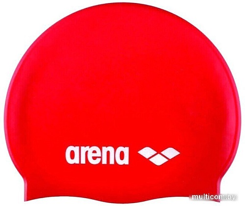 Шапочка для плавания ARENA Classic Silicone JR 9167044 (red/white)