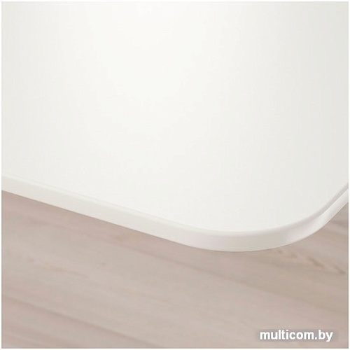 Офисный стол Ikea Бекант (белый) 092.784.61