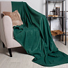 Плед Casa Conforte London Basic 130x165 6155337 (зеленый)