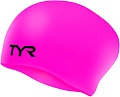 Шапочка для плавания TYR Long Hair Wrinkle-Free Silicone Cap LCSL/693 (розовый)