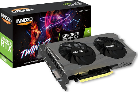 Видеокарта Inno3D GeForce RTX 3050 Twin X2 16GB N30502-06D6-1711VA60