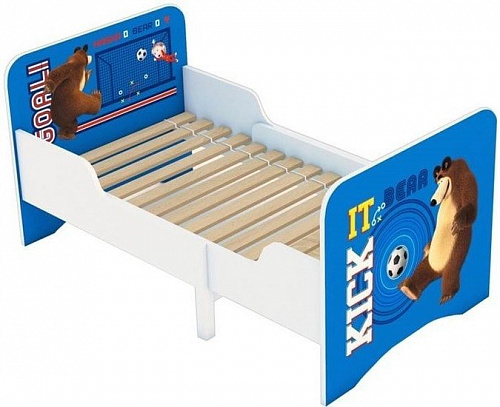 Растущая кровать Polini Kids Fun 3200 Маша и Медведь