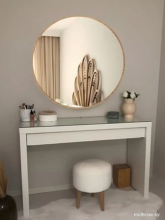 Зеркало eMZe 80 UV.80.80.DUB (дуб с УФ-окантовкой)