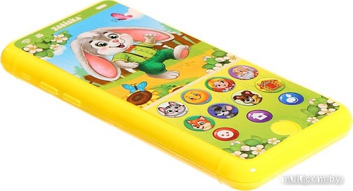 Развивающая игрушка Zabiaka Телефончик. Мои первые сказки 10111268 (желтый)