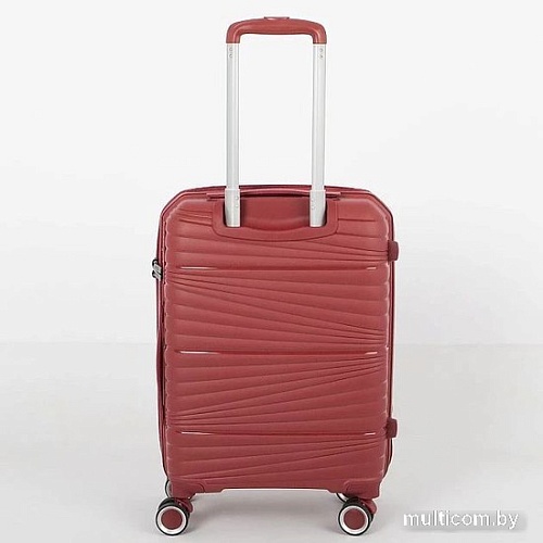 Чемодан-спиннер Francesco Molinary 338-PP802-3-20 (бордовый)
