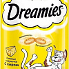 Лакомство для кошек Dreamies лакомые подушечки с сыром 60 г