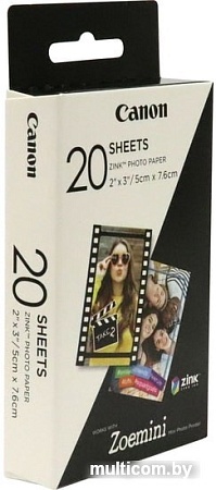 Сублимационная бумага Canon Zink 5x7.6 20 л 3214C002