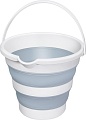 Ведро Эльфпласт Flexy 644 (белый/серо-голубой)