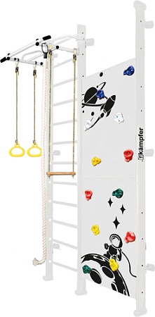 Детский спортивный комплекс Kampfer Jungle Wall Boy (3 м, жемчужный/белый)