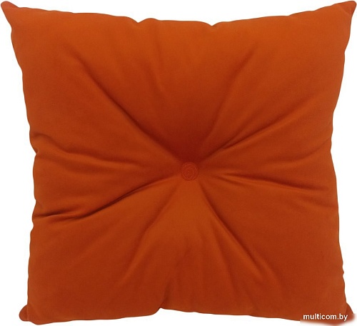 Декоративная подушка Sled Квадратная 40x40x12 (оранжевый)