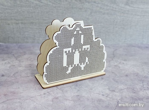 Набор для вышивания Щепка Салфетница. Домик