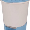 Мусорное ведро Альтернатива М1381 10 л (светло-бежевый/синий)