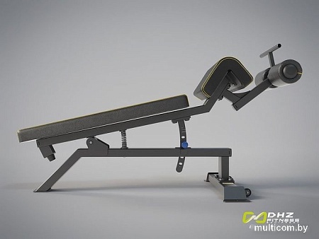 Силовая скамья DHZ Fitness Adjustable Decline Bench A-3037