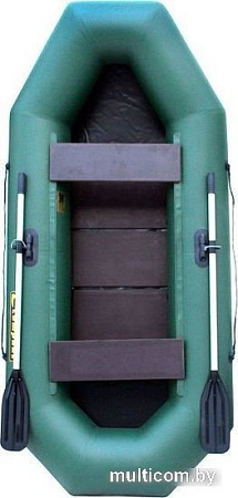 Гребная лодка Leader Компакт-240 ФС (зеленый)