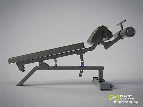 Силовая скамья DHZ Fitness Adjustable Decline Bench A-3037