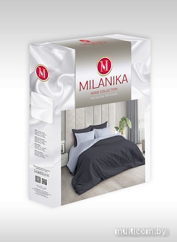 Постельное белье Миланика Муссон Семейный (поплин г/к)