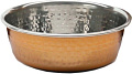 Миска Rosewood Deluxe Steel Hammered Copper Pet Bowl 06203