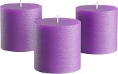 Набор свечей Мелт 75 мм (3 шт, темно-фиолетовый)