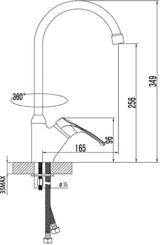 Смеситель Lemark OMEGA LM3105C