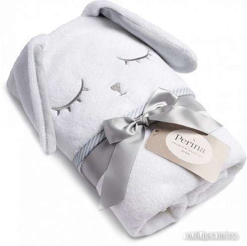 Полотенце с капюшоном Perina Лапушка ПД-05.2.95 (серый)