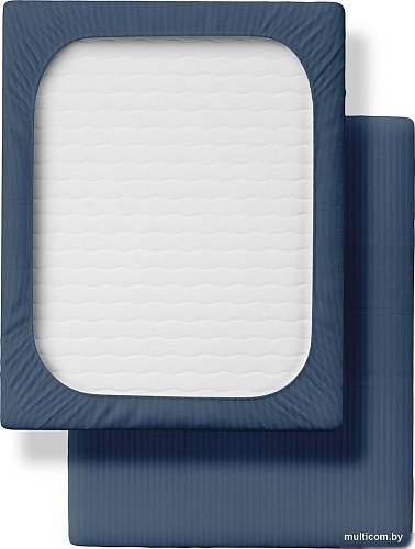 Постельное белье Verossa Stripe Sapphire VRT рез 200/200/30 70308 ST13