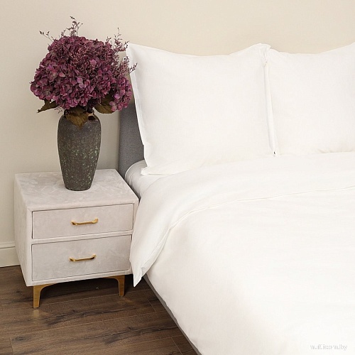 Постельное белье Siberia Home Сэнди Евро 70x70 Сиб-Евро-С-б70x70 (белый)