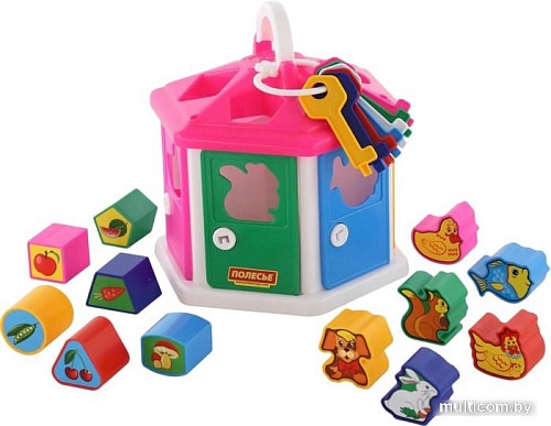 Сортер Полесье Логический домик (в коробке)