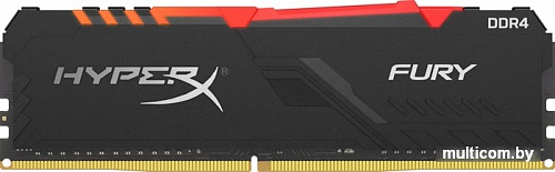 Оперативная память HyperX Fury RGB 16GB DDR4 PC4-19200 HX424C15FB3A/16