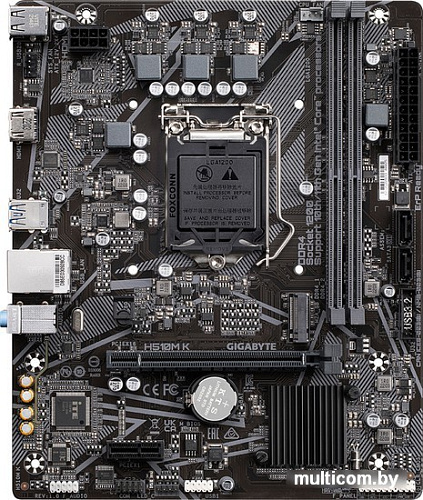 Материнская плата Gigabyte H510M K (rev. 1.0)