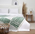Плед Этель Lines 10398557 (130x180, зеленый/серый)