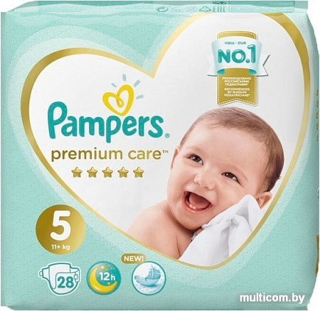 Подгузники Pampers Premium Care 5 Junior (28 шт)