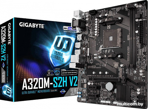 Материнская плата Gigabyte GA-A320M-S2H V2