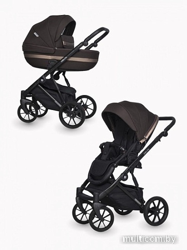 Универсальная коляска Riko Basic Delta (3 в 1, 04/chocolate)