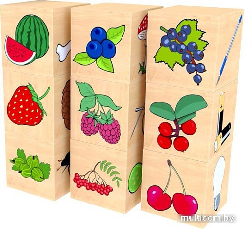 Кубики Краснокамская игрушка Съедобное-несъедобное Н-15к