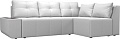 Угловой диван Mebelico Амадэус 109702 (правый, экокожа, белый)
