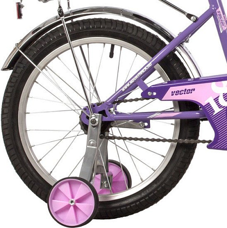 Детский велосипед Novatrack Vector 18 2022 183VECTOR.LC22 (фиолетовый)