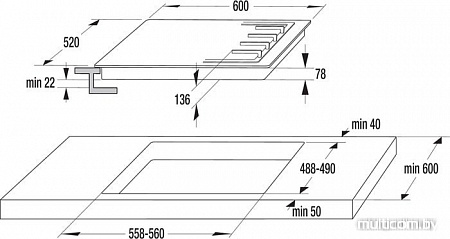 Варочная панель Gorenje GT641W