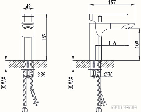 Смеситель IDDIS Slide SLISB00i01