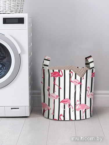 Корзина JoyArty Смелые фламинго gaba_17946_S