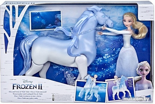 Кукла Disney Frozen Холодное сердце 2 Эльза и Нокк E67165L0